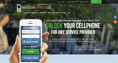Desktop Screenshot of mobileunlock.ie